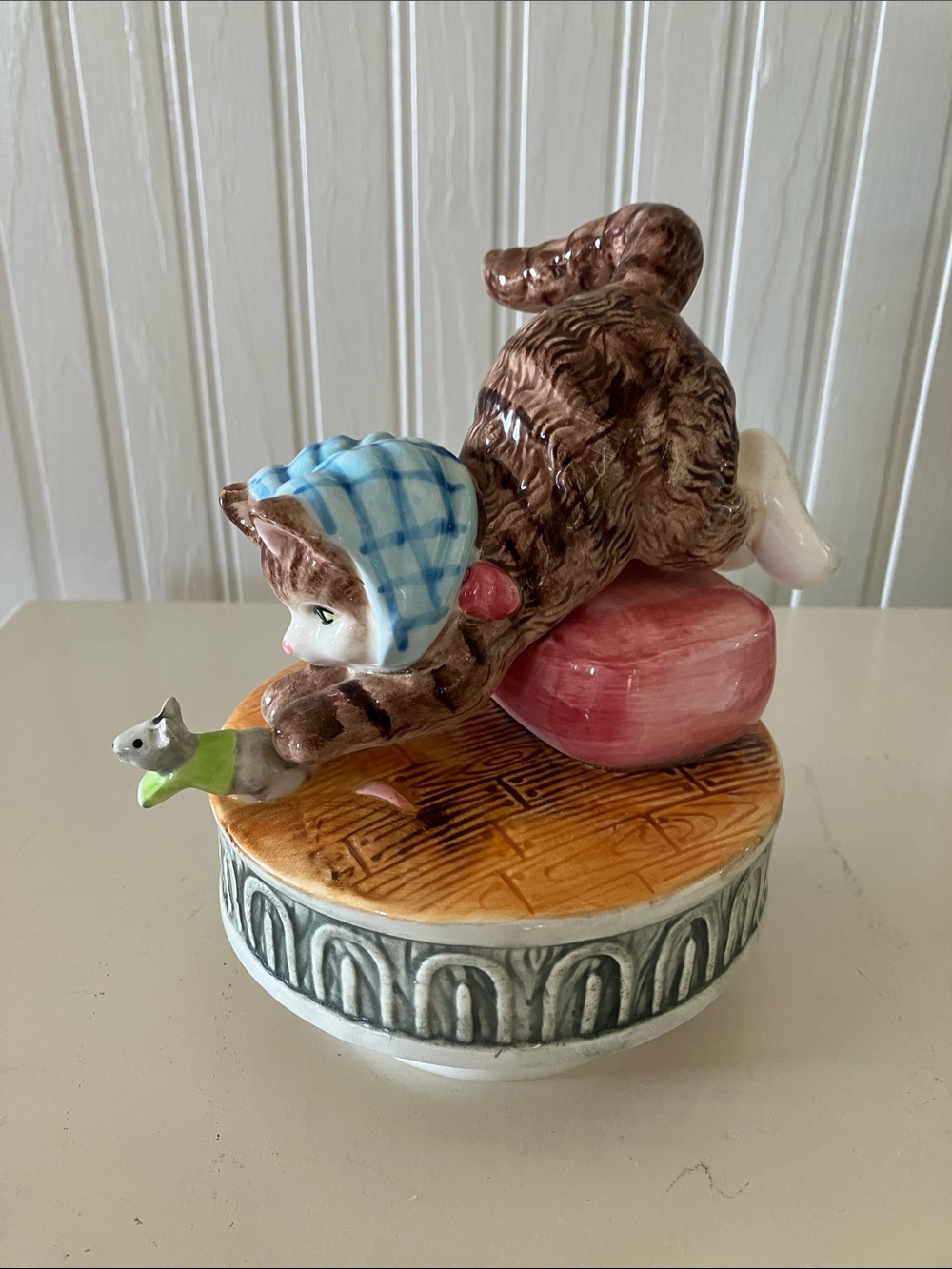 Schmid Collectible Beatrix Potter Ceramic Music Figure